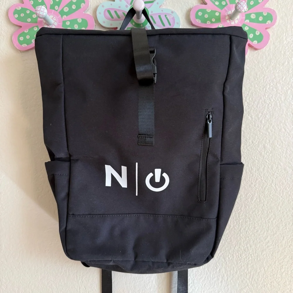 NWT Black Malibu 19L Roll Top Backpack